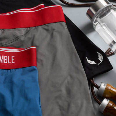 Sportsman premium size boxer briefs for big and tall men. XL, XXL, 3XL, 4XL. option=black