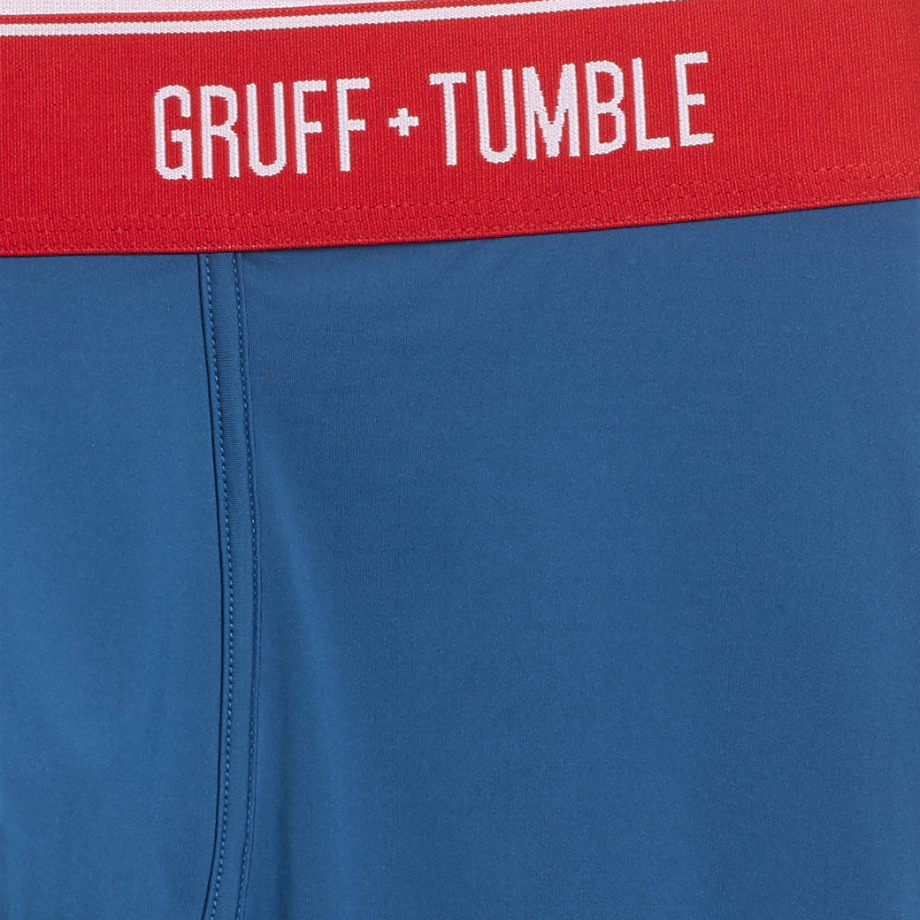 Sportsman premium size boxer briefs for big and tall men. XL, XXL, 3XL, 4XL. option=snorkel blue